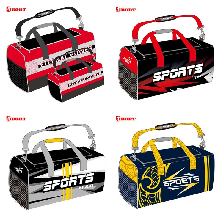 Custom Sublimated Large Capacity Men Sports Gym Luggage Travel Storage Duffel Bag for Team