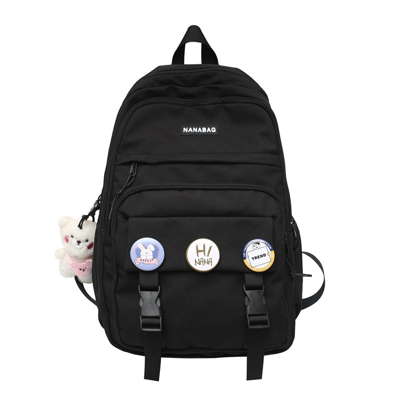 Women Laptop Backpack for Teenage Girls Kawaii College Student Kids Book Bag Rucksack 2022 Canvas School Bags